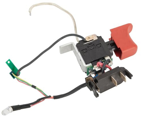 Opatiny BS10.8V Switch for Mfor ETABO BS 10.8V 12V Power Tools, Replacement Trigger Switch for Cordless Hand Drills, 16A Current, 7.2V-24V Voltage, Plastic and for Metal, Black