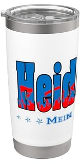 Heidenheim Mein Leben Lang – Fußball Fan Stadion Atmosphäre Doppelwandiger Edelstahl-Thermobecher