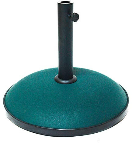Sonnenschirmständer/Schirmständer Beton dunkelgrün 30 kg Gartenschirmständer
