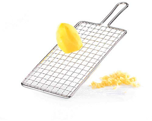 Gefu Râpe à Pommes de Terre Rustica, Râpe à Crudités, Acier Inoxydable, 50110
