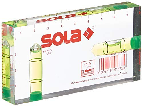 Sola 1616101 Kleinwasserwaage R 102, Durchsichtig