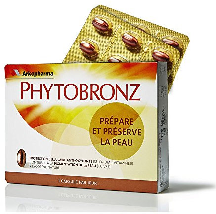 Arkopharma phytobronz solaire peau rayonnante 30 capsules