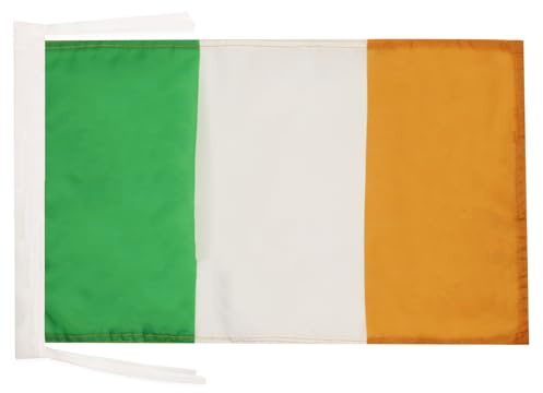 AZ FLAG Flagge Irland 45x30 cm Fahne Irische Polyester 100D Kordeln | Für innen und außen dekorative Flagge Ireland doppelte Nähte und verstärkte Kanten mit Schnüre 100D Polyester
