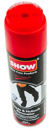SHOW 250ml Suede Renovator Spray, 1 unit for suede & nubuck shoes and boots