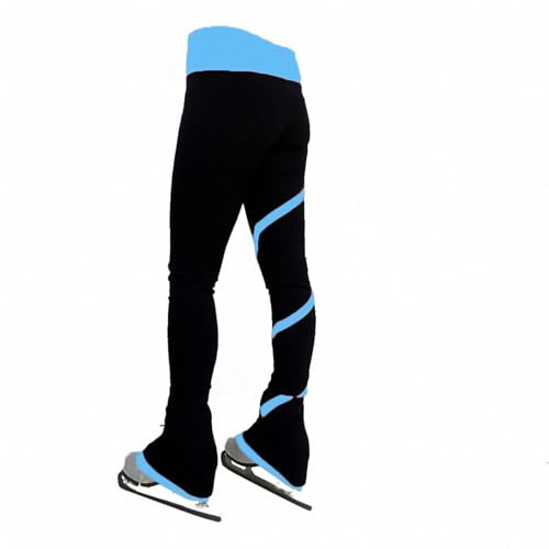 LIUHUO Eiskunstlaufhose für Mädchen und Damen, Eiskunstlauf-Trainingshose, Plus Samthose