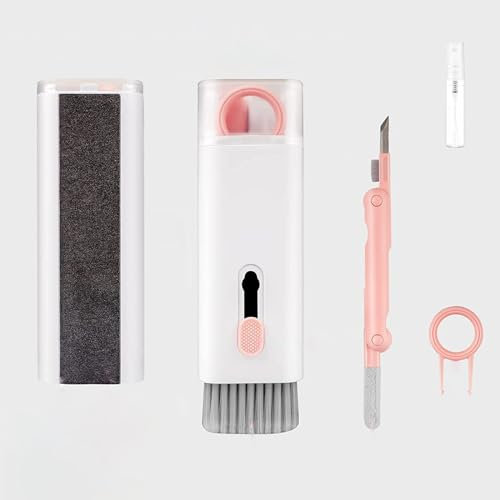 iFCOW Tastatur-Reinigungsset, Elektronik-Reinigungsset, Multifunktions-Reinigungswerkzeug für Handy-Ohrhörer, Computer, PC, Kameralinse