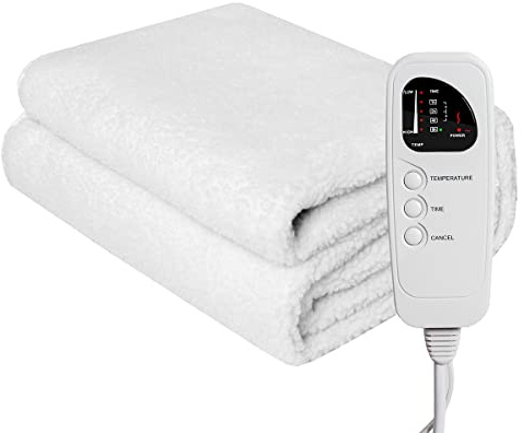 GORELAX Massage Table Warmer Heating Pad, 71¡± X 31¡± Deluxe Fleece Spa Massage Bed Warmer with 5 Heating Levels & 8H Timer, 12 Ft Cord Electric Heated Blanket, Overheat Protection, Machine Washable