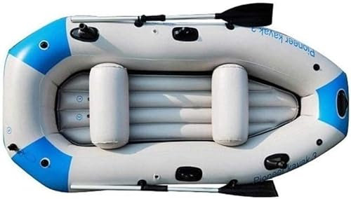 GPECTIFO Aufblasbares Schwimmkajak, Angelboot, Kajak, Aluminium-Paddelbrett, Kajak-Set, Sommerrudern