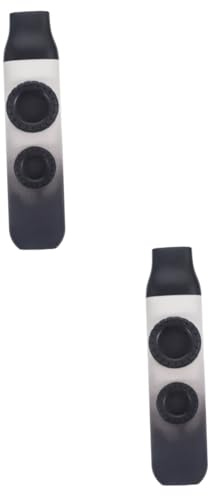 Toyvian 2 Sätze Doppelloch-Kazudi musikinstrumente musical instruments Kazoos für Erwachsene Kinder-Kazoo Mundharmonikas für Erwachsene Kazoo für Anfänger Mundinstrument für Erwachsene