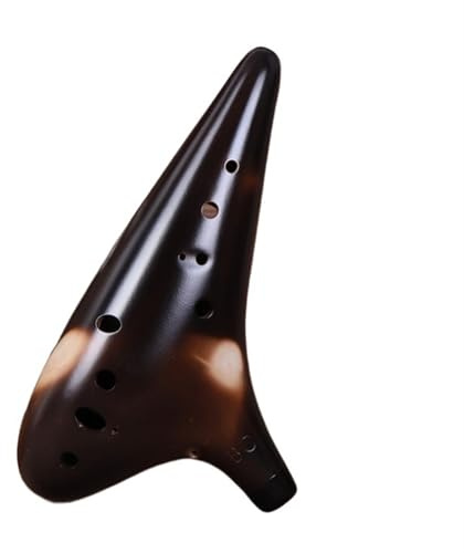 Ocarina BC Tuned Ocarina In Ceramica Affumicata Non Smaltata Per Principianti E Adulti(Unglazed)
