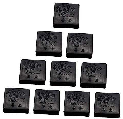 TEHAUX 10stücke Quadratische Inkboxen Multifunktionale Tintenbehälter Für Kalligrafie Leichte Abdeckbare Tintenhalter Kunststoff Für Schüler Und Kunstliebhaber