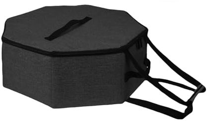 kesurpae Cowboyhut Etui für Männer und Frauen, ein Must Have Reiseaccessoire auch unterwegs, ABS Hutschachteln für Frauen zur Aufbewahrung von Cowboyhut Boxen, Schwarz