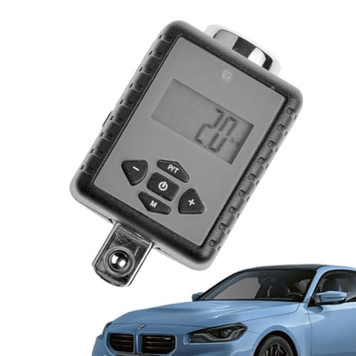 Chiave dinamometrica elettronica, strumento di calibrazione della chiave dinamometrica regolabile con allarme acustico e luminoso, strumento professionale per auto, bici, attività di misurazione o