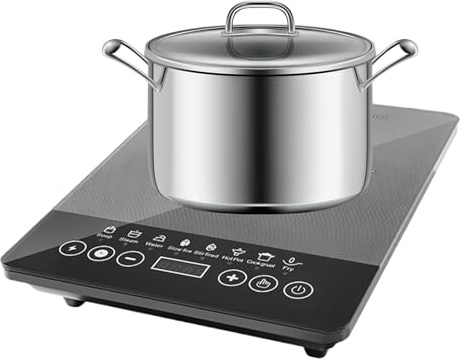 Piano Cottura a Induzione,Elettrica Portatile 220V Piastra Cucina | Elettrodomestici da Cucina per Casa Viaggio Outdoor Appartamento Commerciale