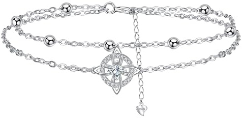 J.MUEN Damen Armbänder Silber 925, Geburtstag Muttertag Weihnachten Geschenk für Mama Ehefrau Freundin