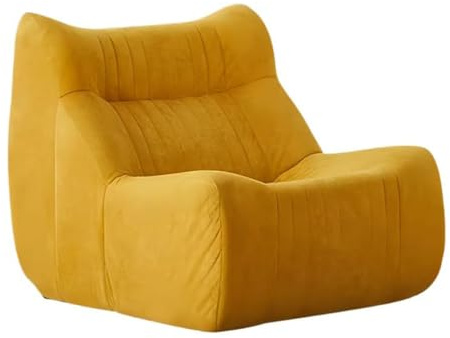 Cabriolet bäddsoffa – armlös stol för vardagsrum, sovrum, kontor – design för gästtoffel, fristående och platsbesparande möbler
