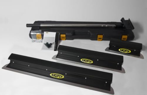 NATG09108 - KIT SPATOLE per stuccatura cartongesso intonaco con manico telescopico e valigietta