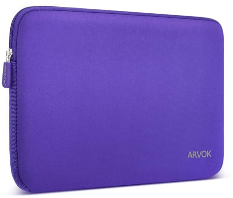 Arvok 11 11.6 12 Inch Laptop Sleeve Multi-Color Size Choices Case/Water-resistant Neoprene Notebook Computer Pocket Tablet Briefcase Carrying Bag/Pouch Skin Cover For HP/Dell/Lenovo/Asus/Acer