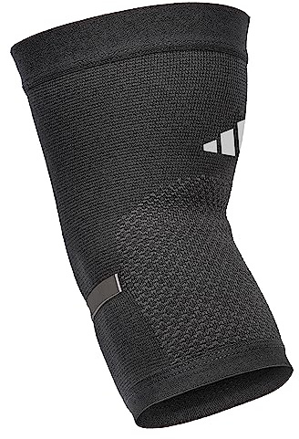 adidas Performance Climacool Elbow Support Sleeve - Elbow Support for Training, Competitions, and General Fitness - Ergonomic Design, Silicone Grip, Breathable Seamless Design - Black, Large