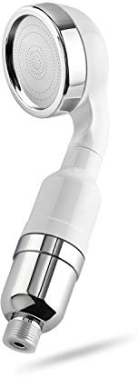 Self Ideas Pommeau de douche anti-calcaire Tête de douche avec sulfite de calcium, billes riches en sélénium et filtre à eau. Pommeau de douche haute pression avec détartrant d'eau domestique.