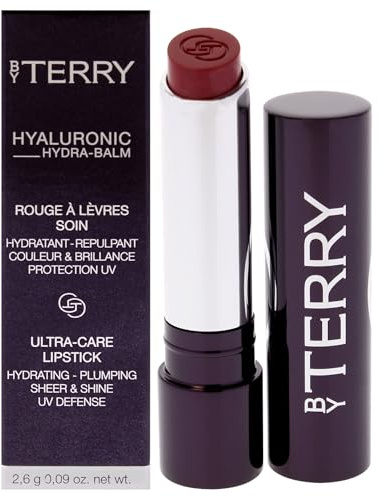 By Terry Hyaluronic Hydra-Balm Hydrating Lipstick, For Soft, Plump Lips, UV Defense, Add Color & Shine, Vegan, Dare to Bare