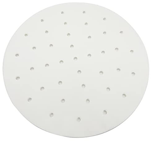 Air Fryer Parchment Paper Liners,100 Pcs Parchment Paper for Air Fryer,White Air Fryer Paper Liners, Non-stick Steamer Liners for Oven, Microwave, Bamboos Steaming Basket (10 inch) K012