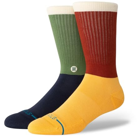 Stance Messed Up Crew, Mehrfarbig/Meereswellen (Ocean Tides), Large