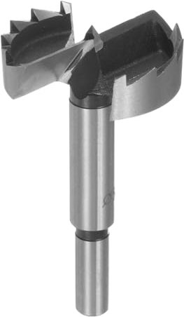 QUARKZMAN Forstner Bohrer 50mm (1.97) Durchm. 10mm (0.39) Rund Schaft Gezackter Hoher Karbonstahl Lochöffner für Holz Bohrung Scharnier Holzarbeiten