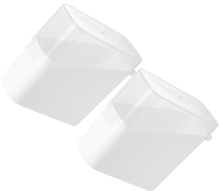 BIUDECO 2piezas Caja Para Queso Con Tapa Hermética De Unidades Contenedores Para Nevera Conservador De Lonchas De Queso Mantequilla y Embutidos Duraderos y Prácticos Para Almacenamiento Fr