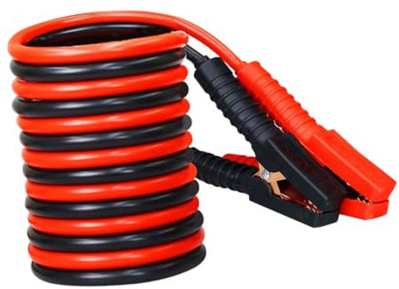 DINHEAROM 1pezzi Cavo Di Avviamento Per Auto Pesanti Cavo Di Alimentazione Di Emergenza Per Auto Compatibile Suv Compatte Morsetti in Rame Resistenti e Capacità Di Elevata Per Ripristino Bat