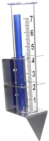 VICASKY Pluviomètre Extérieur Résistant au Gel pour Pelouse avec Support de Fixation pour Mesurer Les Précipitations Le Jardin