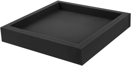 Abaodam Soucoupe Carrée pour Pots de Fleurs Intérieurs Plateau et Résistant pour Jardinières Support de Plante Réutilisable Plateau Anti-débordement pour Bonsai Intérieur