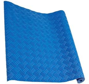 NINMORTH Swimming Pool Ladder Mat, Anti-Slip PVC Safety Step Pad Inground Pool Stairs, 90 x 60 cm, Blue