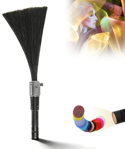 Kit de démarrage de pinceau de peinture légère avec lampe de poche et filtres de couleur – Pinceaux lumineux de 29 cm, 1300 lumens, fibre optique de 0,25 mm pour studio photo et prise de vue longue