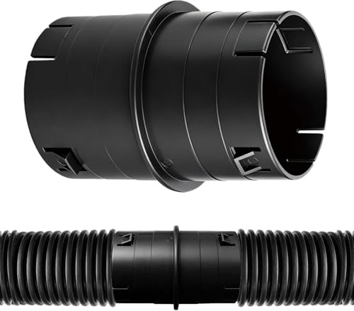 Manicotto Di PVC Da 110 Mm,Universale A Tenuta Stagna E Resistente,Adattatore Per Tubo Flessibile Di Scarico Da 100 Mm - Per Sistemi Di Estensione Pluviali Pompe Per Acque Reflue Da Cortile E Progetti