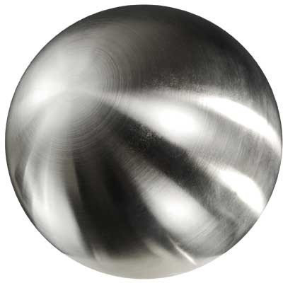 N/A Edelstahlkugel Edelstahl Deko Teich Kugel 150mm 15cm matt