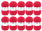 Gründl Wolle Lisa Premium uni - 10 x 50 g - Wolle zum Häkeln - Wolle zum Stricken - 100 % Polyacryl- Weich & Pflegeleicht- Nadelstärke 3,5-4,5 - Signalrot