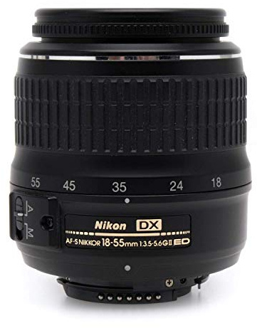 Nikon AF-S DX Nikkor Objectif zoom 18-55 mm 1:3.5-5.6G Objectif ED II Noir