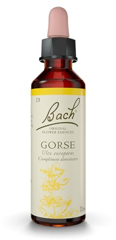 FLEURS DE BACH ORIGINAL - Gorse No 13 - Pour plus d'espoir - Aide à être plus optimiste et de foi - Élixir floral naturel pour le bien-être émotionnel - Compte-Gouttes 20ml - Vegan