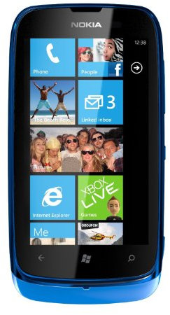 Nokia Lumia 610 Sim Free Mobile Phone - Cyan