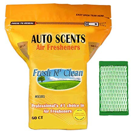 Fresh N' Clean Scent Air Freshener Pads – Long-Lasting Odor Eliminators for Cars, Homes, and Offices – Heavy-Duty Pads for Eliminating Tough Smell