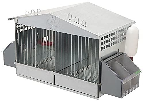 Copele 70706 Käfig Rebhühner 2 Dptos. Verzinkt, Metallisch