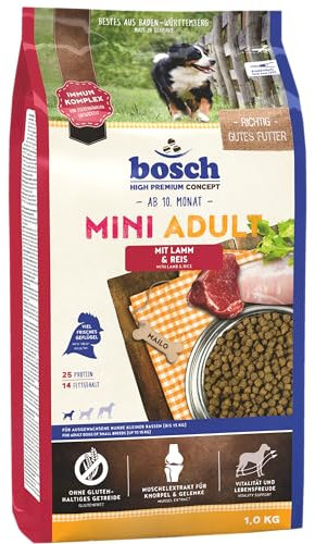bosch HPC Mini Adult mit Lamm & Reis | Hundetrockenfutter für ausgewachsene Hunde kleiner Rassen (bis 15 kg) | 1 x 15 kg