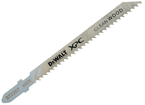 DeWalt XPC Holzstichsägeblätter (100-70-2.5 mm, max. Schnitttiefe 40 mm, HCS (Clean Wood) T-Aufnahme) DT2207