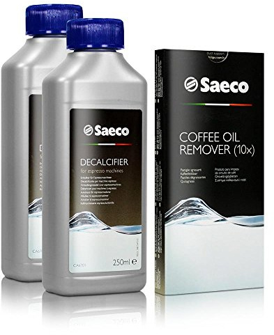 Reinigungsset Philips Saeco 2x Entkalker 250ml & 1x Kaffeefetlöser