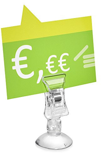 10 Stück Saugnapf/Haftsauer mit Klammer, Klemme Ø 30mm | 10er Set, Sehr guter Halt, Flexible Anbringung, Klammer sowohl vertikal als auch horizontal einsetzbar