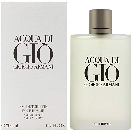 Giorgio Armani Acqua di Gio, eau de toilette, blanca, paquete de 1 (1 x 200 ml)