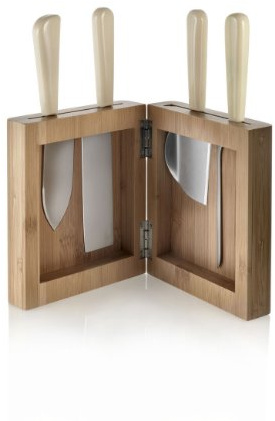 Alessi Milky Way Bloc de Couteaux Mineur Marron