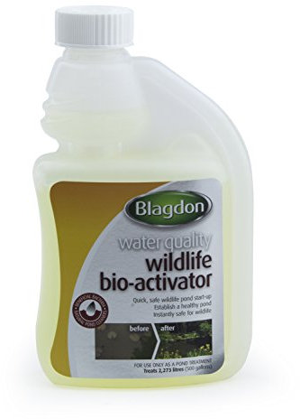 Blagdon Pond Bio-Activator Water Treatment, 250 ml, Adds Natural Essential Beneficial Start up Bacteria for Filter Media, Fast Acting, Wildlife Safe, 250ml, Treats 2,273 Litres