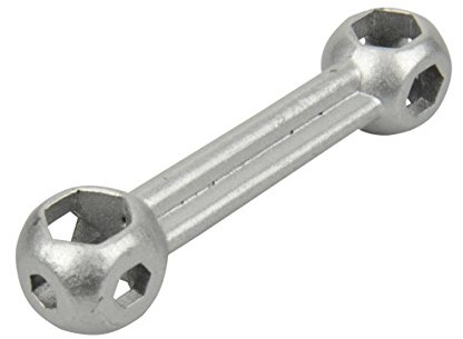Fischer Knochenschlüssel, Silber, One Size, 85510